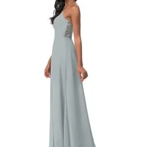 dolphin gray bridesmaid dresses Long Gray Chiffon Bridesmaid Dresses Mixed Style  Lisposa